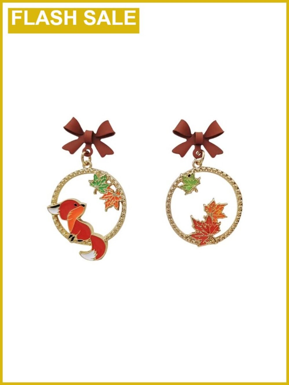 Thanksgiving Dangle Drop Earrings Zinc Rhinestone